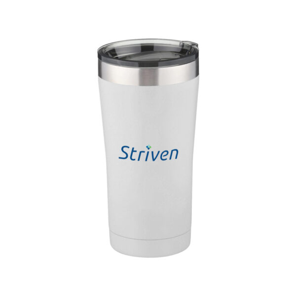 Travel Sipper Mug White with Striven Logo
