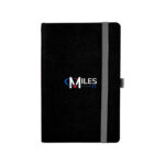 Black Diary With MilesIT Logo