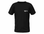Round Neck Black T-shirt with MilesIT Small Logo