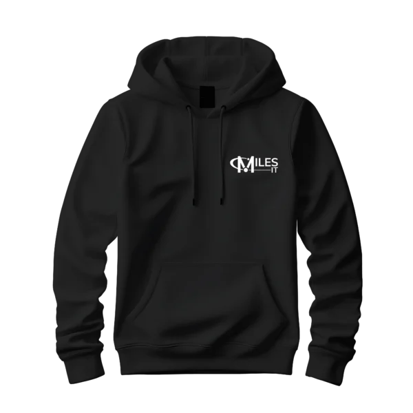 Black Hoodie with MilesIT Logo
