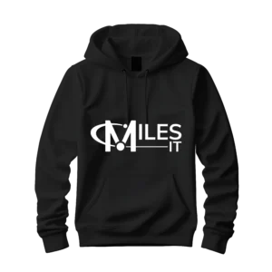 Black Hoodie With MilesIT Logo