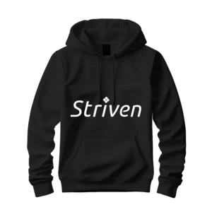 Black Hoodies With Striven Logo