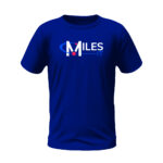 Round Neck Blue T-shirt with MilesIT Logo