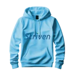 Light Blue Hoodie with Striven Logo