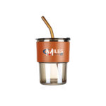 Glass with MilesIT Logo & Personalized Name