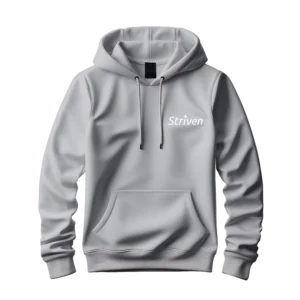 Grey Hoodie with Striven Logo