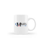 White Mug with MilesIT Logo