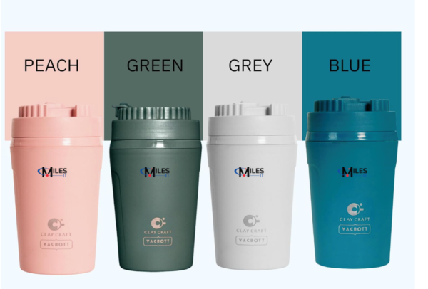 Tumbler with MilesIT Logo <br><span style="font-size:14px;">The order will be delivered according to the availability of Color/Model (any one of 4)</span>