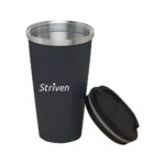 Black Tumbler with Striven Logo & Personalized Name