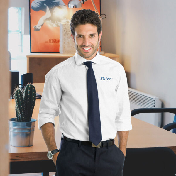White Shirt with Striven Logo