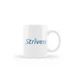 White Mug with Striven Logo & Personalized Name