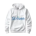 White Hoodies With Striven Logo