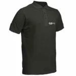Black Polo T-Shirt with Small MilesIt Logo