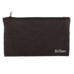 Black Canvas Pouch with Striven Logo