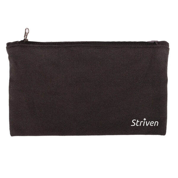 Black Canvas Pouch with Striven Logo