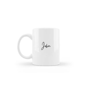 White Mug with Striven Logo & Personalized Name