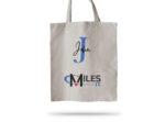 Tote Bag with MilesIT Big Logo & Personalized Name