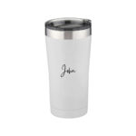 Travel Sipper Mug White with Striven Logo & Personalized Name