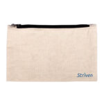 White Canvas Pouch with Striven Logo