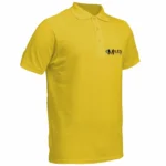 Yellow Polo T-Shirt with Small MilesIT Logo