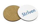 Round Coaster with Striven Logo