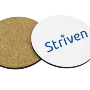 Round Coaster with Striven Logo