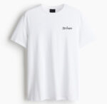 Branded round neck WHITE Oversized T-Shirt with Striven logo