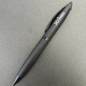 Black Premium Quality Gel Pen with Striven Logo