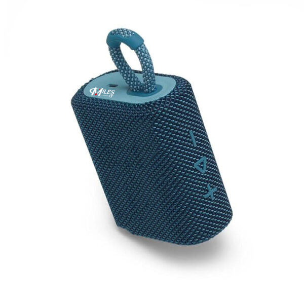 BRANDED Go 3, Wireless Ultra Portable Bluetooth Speaker WITH MILES IT LOGO