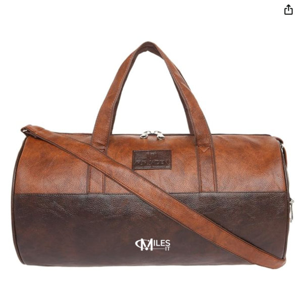 Duffel bag brown with MILES logo