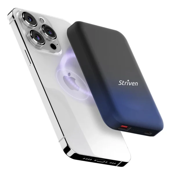 Branded  MagSafe Wireless 10000mAh Fast Charging Power Bank with STRIVEN logo