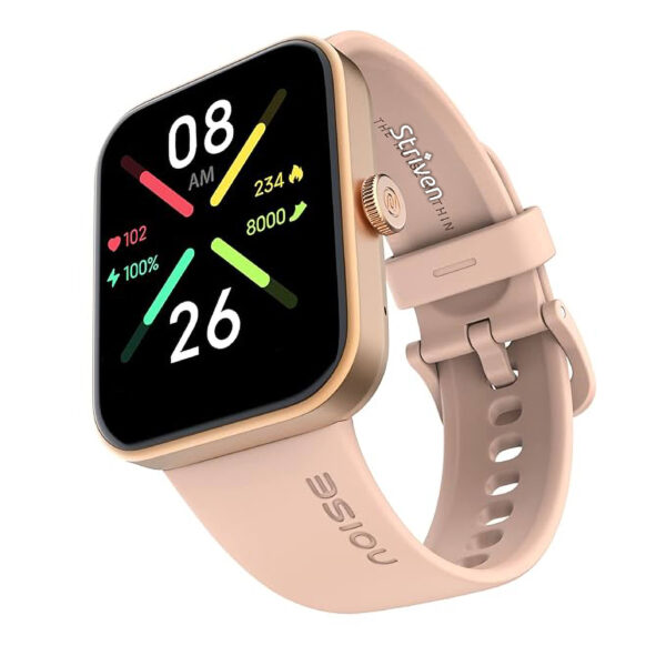 Branded (N) Pulse Go Buzz SQUARE Smart Watch with MILES Logo