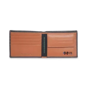United Colors of Benetton Men's Leather Wallet Galway - Brown | Global Coin Wallet with RFID Protection, Multiple Card Slots | Coin Pocket | Bi-Fold Purse for Men | Ideal for Gifting with milesIT  logo