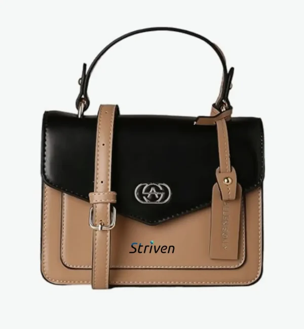 Allen Solly Allen Solly Women Nude colour Sling Bag with striven logo