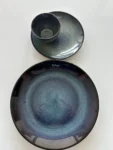 RAD Handcrafted Ceramic Reactive Glaze Ceramic Dinner Set Striven Logo