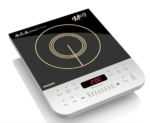 Philips Viva Collection HD4928/01 2100-Watt Induction Cooktop (Black) with Miles Logo