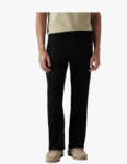 Levi's Men's 517 Black Bootcut Fit Mid-Rise Jeans Striven Logo