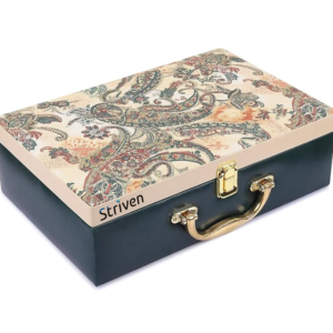 Premium Pu Leather Bangle Box For Women | Bangle Case For Girls Stylish And Durable | Jewelry Storage Case Bangles Organizer, Multicolor Striven Logo