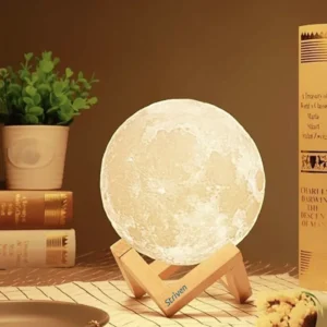 3D Moon Light Lamp 7 Multi Colors with Striven Logo